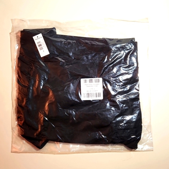 ❤️NWT VINTAGE TORRID SWIM BOTTOM TUMMY CONTROL - HIGH WAIST - RUCHED MESH LINING - Picture 3 of 10